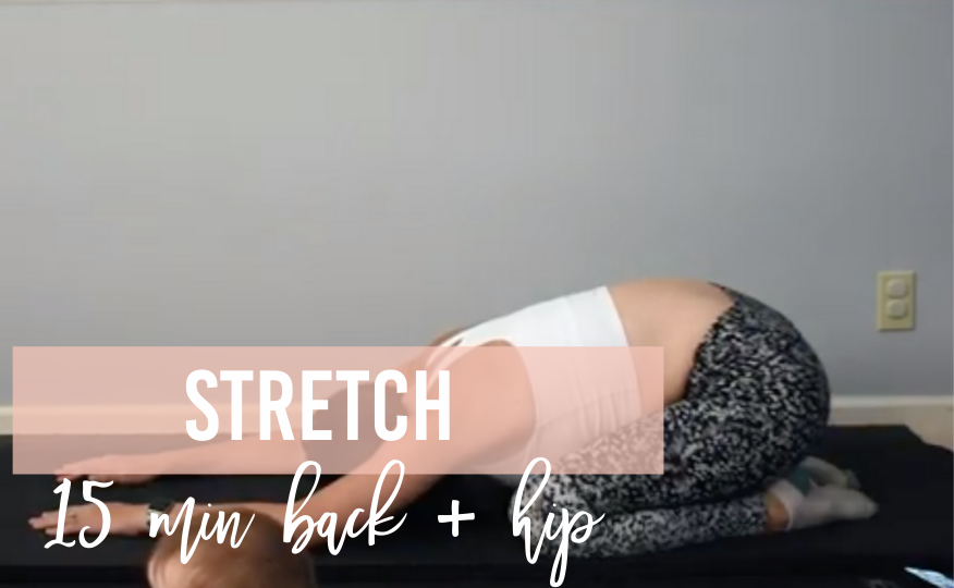 15 Minute Lower Back Hip Stretch Meg Ortiz 9302